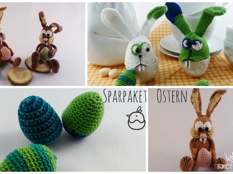 Sparpaket Ostern - alles für ein kreatives Osterfest / Ostergeschenk,