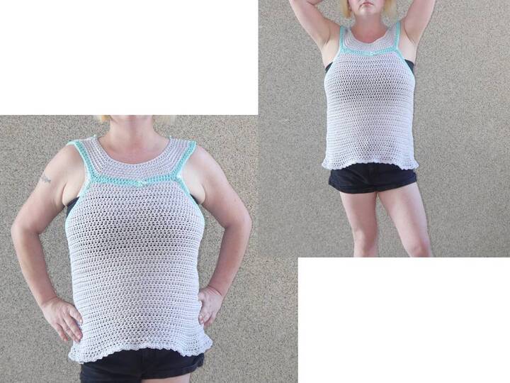 Häkelanleitung Sommertop aus boshi Wolle