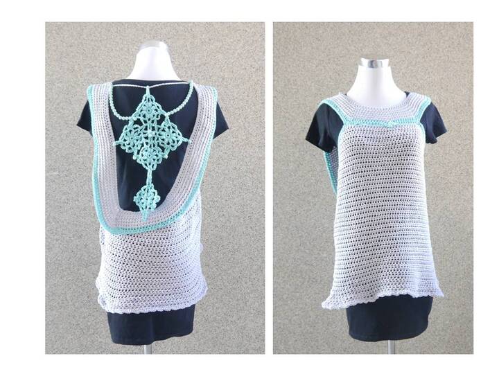 Häkelanleitung Sommertop aus boshi Wolle