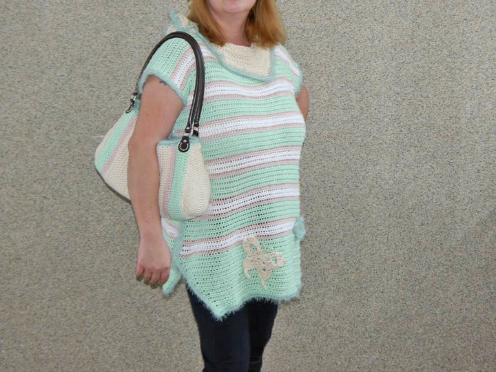 Set zum Häkeln - Pulli und Tasche