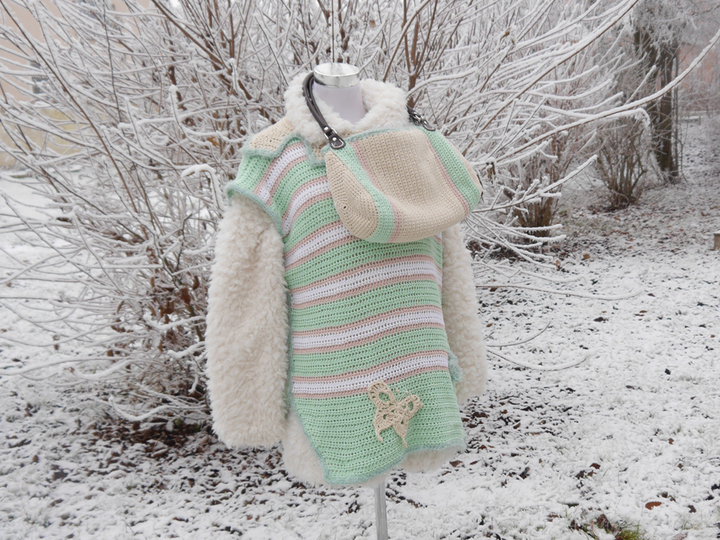 Set zum Häkeln - Pulli und Tasche