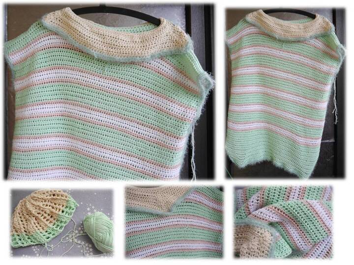 Set zum Häkeln - Pulli und Tasche