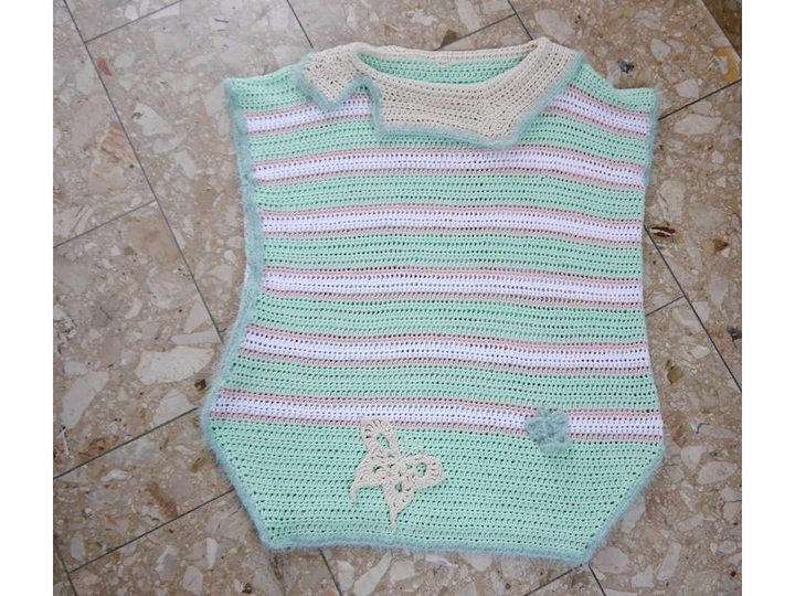 Set zum Häkeln - Pulli und Tasche