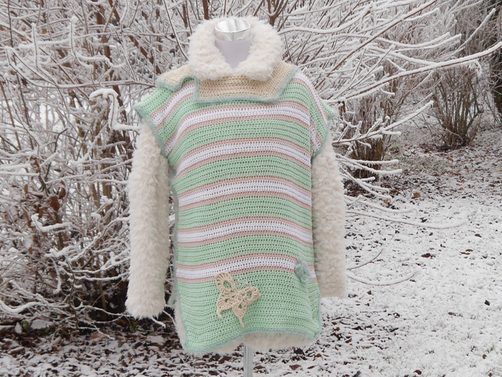 Set zum Häkeln - Pulli und Tasche