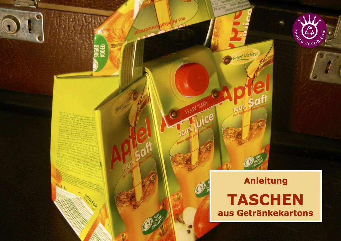 Taschen aus Getränkekartons, Upcycling - Bild 2