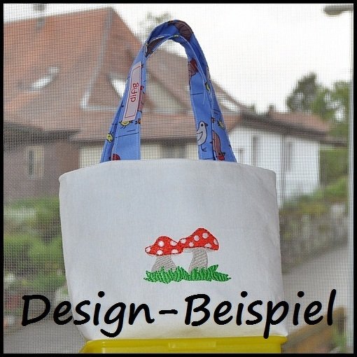 Stickdatei Igel trifft Pilz für den 10x10 Rahmen - Bild 3