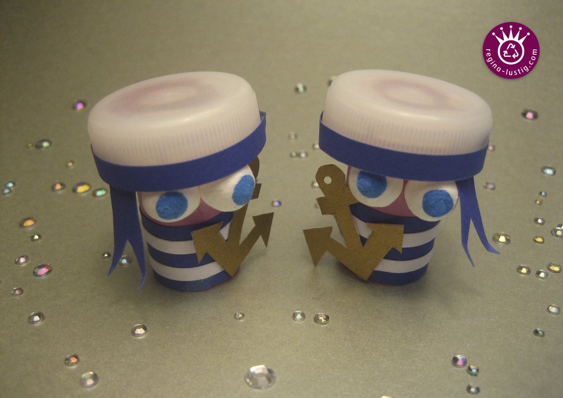 Zlatko und Zacharias Zwilling Sternzeichenfigur Upcycling