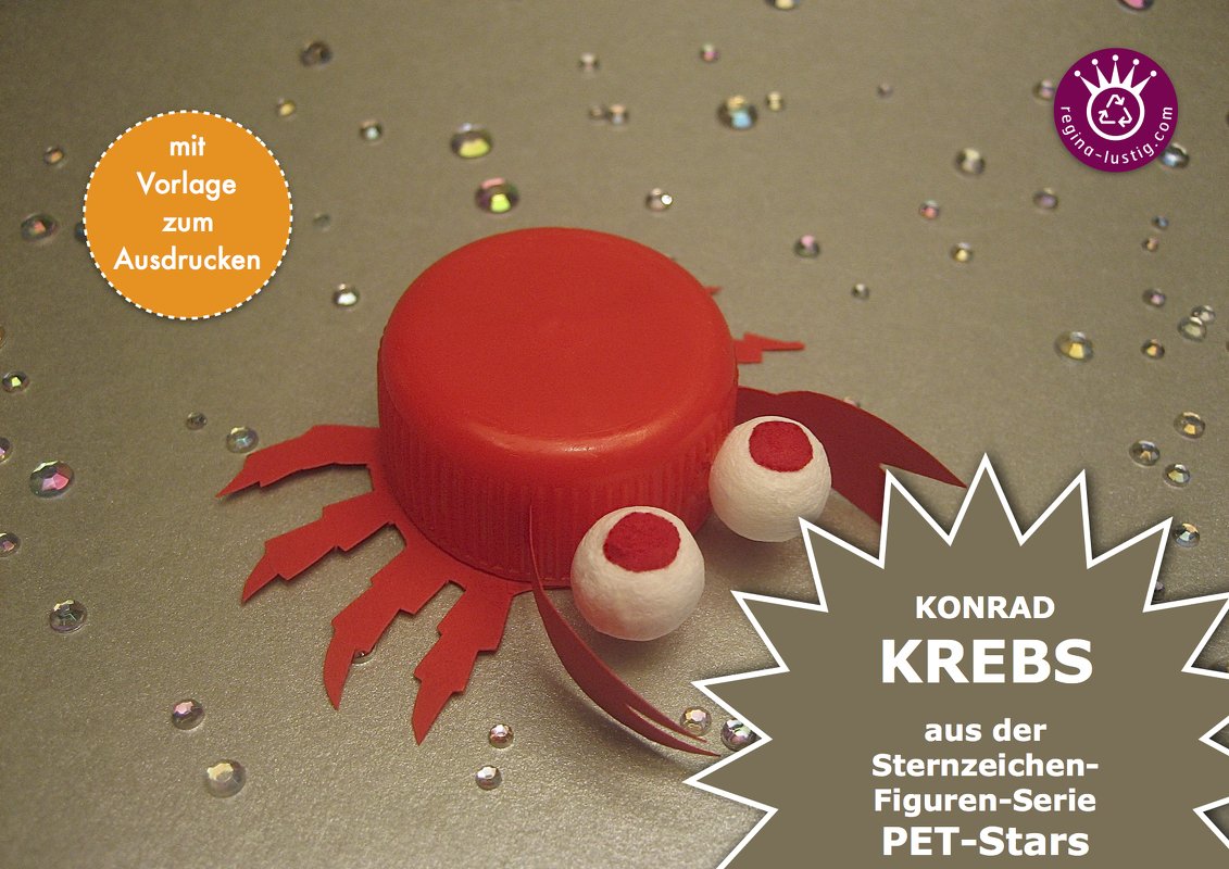 Konrad Krebs Sternzeichenfigur Upcycling