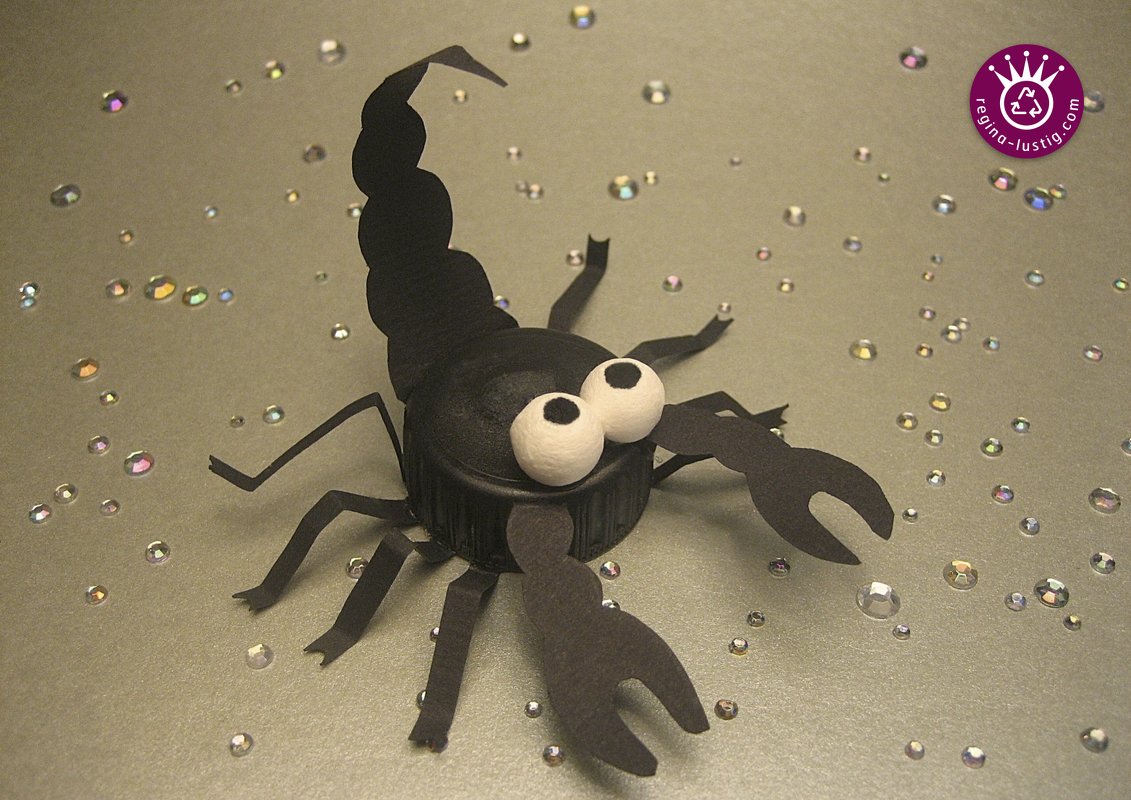 Salomon Skorpion Sternzeichenfigur Upcycling