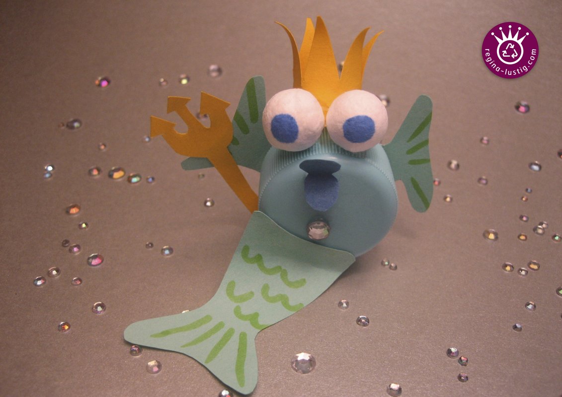 Walter Wassermann Sternzeichenfigur Upcycling