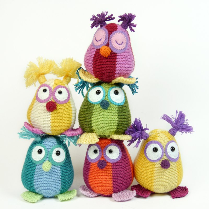 Mini Owls "The Stash Gobblers #03" knitting pattern - Image 4