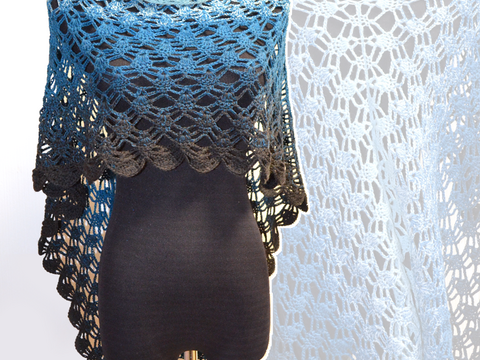 Häkelponcho Frühlinsgabend