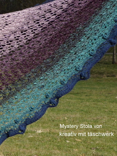 Häkelanleitung Mystery Stola mit 5 Neuen Mustern!