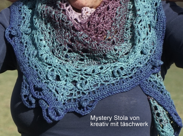 Häkelanleitung Mystery Stola mit 5 Neuen Mustern!