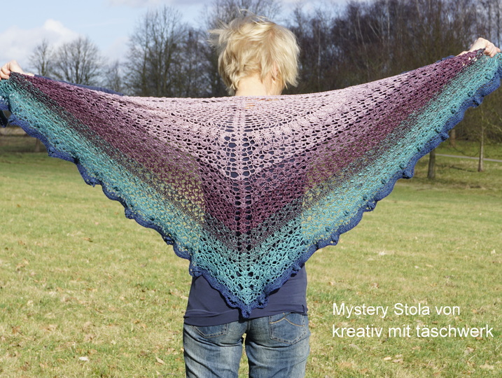 Häkelanleitung Mystery Stola mit 5 Neuen Mustern!