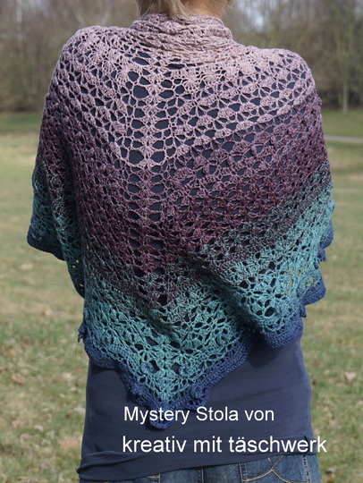 Häkelanleitung Mystery Stola mit 5 Neuen Mustern!