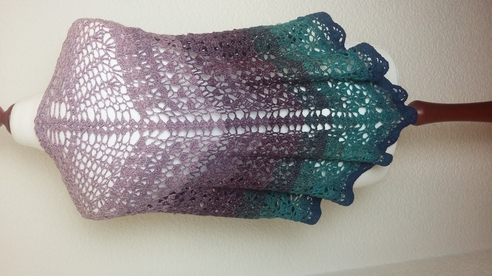 Häkelanleitung Mystery Stola mit 5 Neuen Mustern!