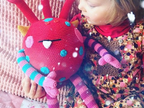 Monster Oskar Häkelanleitung