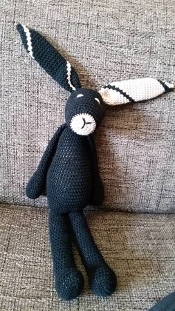 ENGLISH Crochet Pattern - big Easter Bunny - Rabbit EMIL - 20 inch