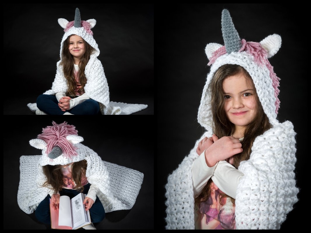 - MAGICAL- Einhorndecke, für alle Größen häkeln, Einhorn, Decke, Motivdecke, Kuscheldecke