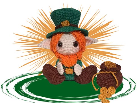 Kobold Lugh Häkelanleitung Amigurumi