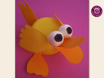 Engelbert Ente lustiges PET-Pet, Upcycling