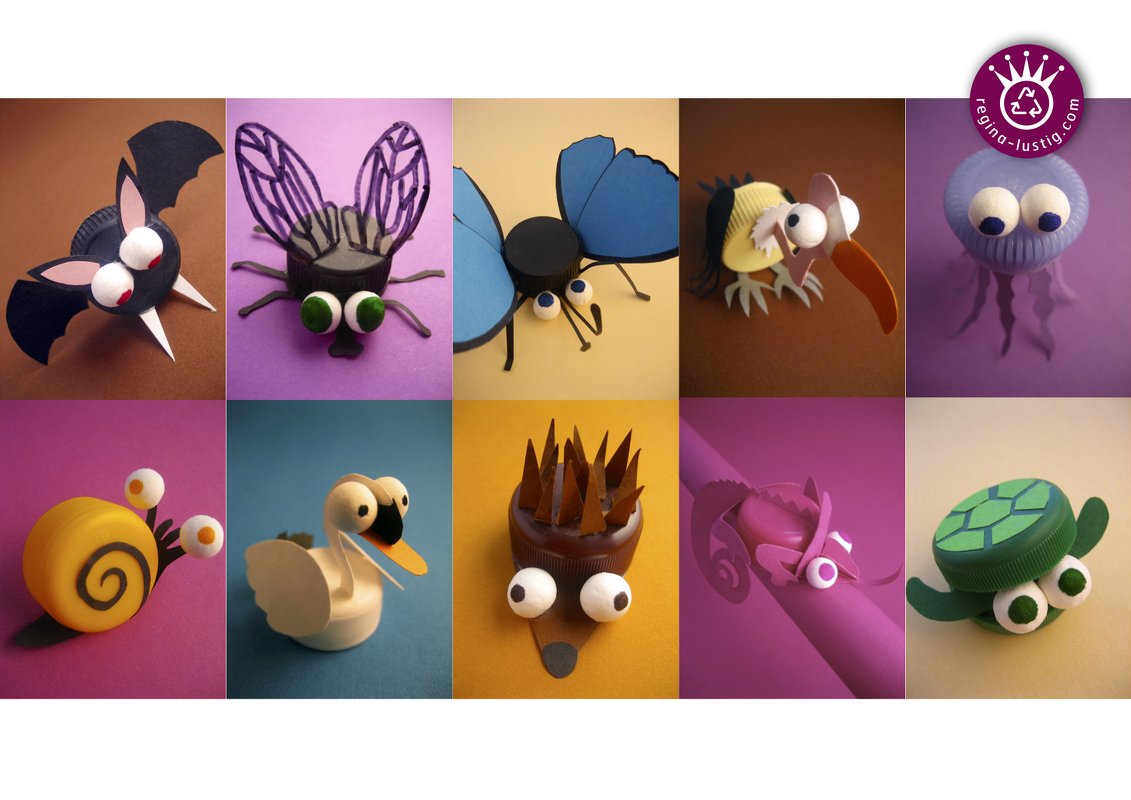 10 lustige Tierchen PET-Pets Band 4, Upcycling