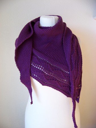 Knitting pattern shawl "The gamut of emotions"