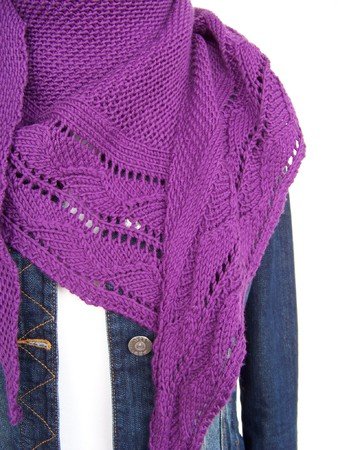 Knitting pattern shawl "The gamut of emotions"