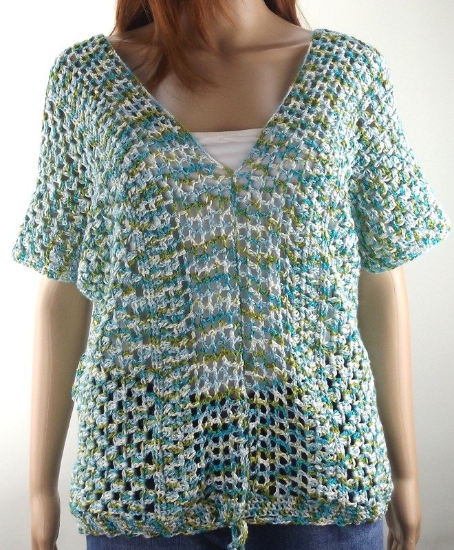 Häkelanleitung Oversizeshirt "Frühling" - Bild 3