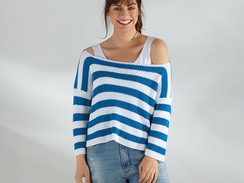 Strickanleitung Damenpullover "Amazonas" 757265