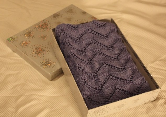 Anna - rectangular Lace Shawl