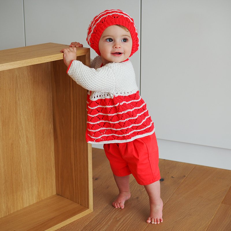 Strickanleitung Kinderjacke &amp; Beanie "Macau" 757243