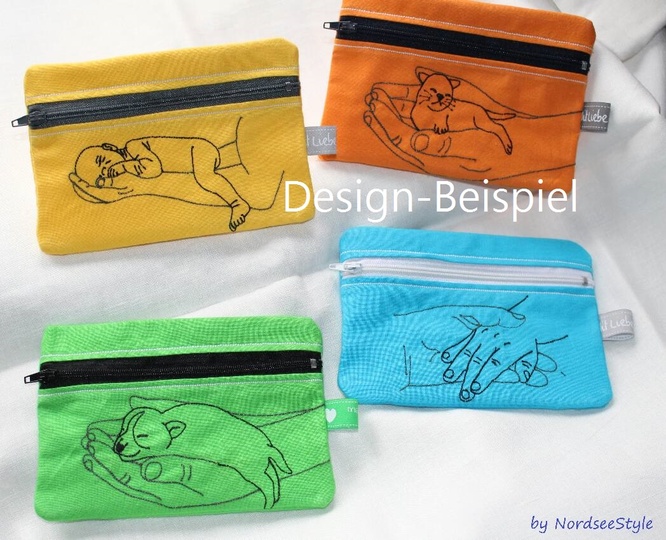 Ith Stickdateien, In meiner Hand, für den 13x18 Rahmen