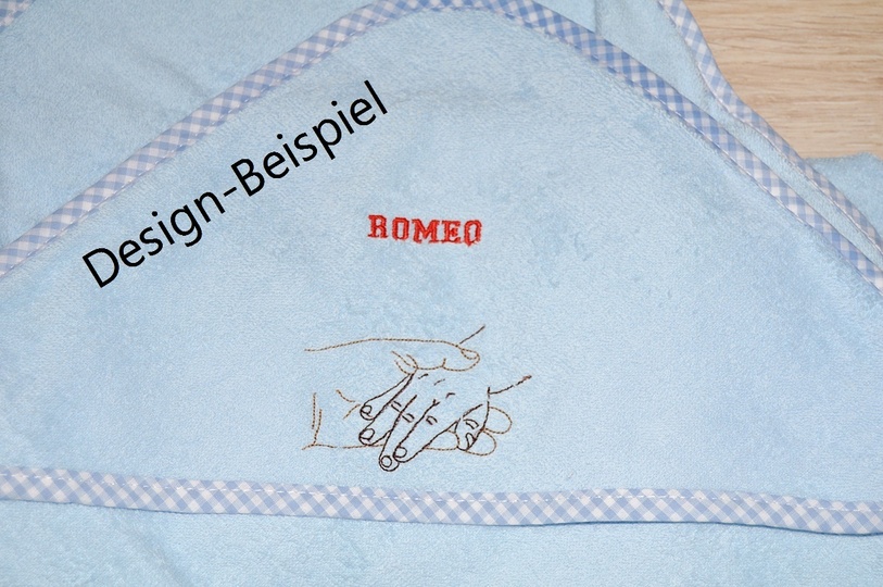 Ith Stickdateien, In meiner Hand, für den 13x18 Rahmen