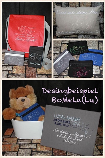 Ith Stickdateien, In meiner Hand, für den 13x18 Rahmen