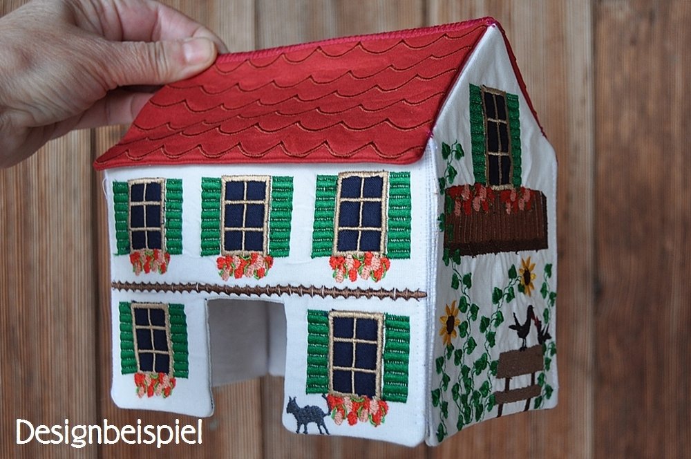 Ith Stickdateien, Bauernhaus, Scheune,Hundehaus für den 13x18 Rahmen - Bild 4