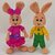 Crochet Pattern - Easter Bunnies Pinky and Little Rascal