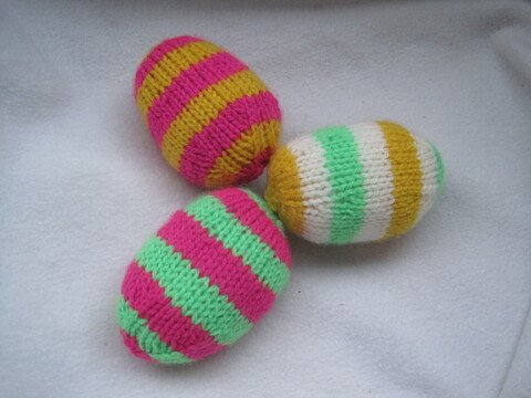 Strickanleitung Ostereier 10 cm groß- perfekt für das Osterfest