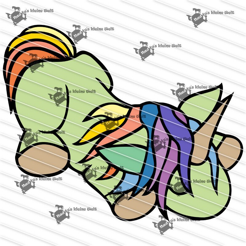 Mian the unicorn, sleeping - Plotting