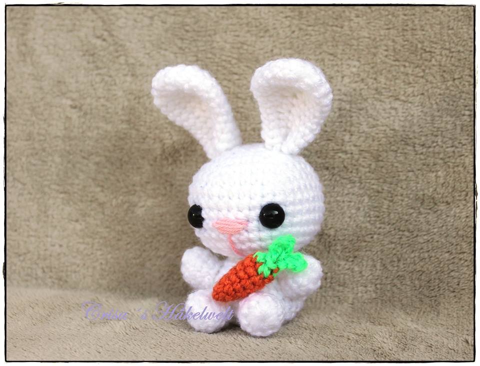 Häkelanleitung Osterhasi mit Karotte - Bild 3