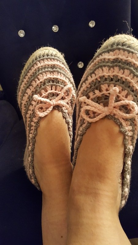 Outdoor-Häkel-Ballerina Gr. 38 - Leicht und schnell gemacht !