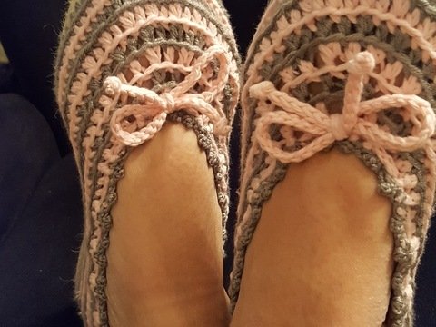 Outdoor-Häkel-Ballerina Gr. 38 - Leicht und schnell gemacht !