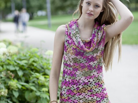 Häkeltop mit Schalkragen 13-11-16