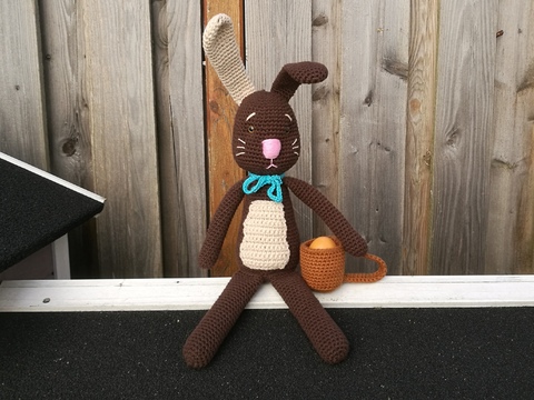 Häkelanleitung Osterhase Schlenkertier