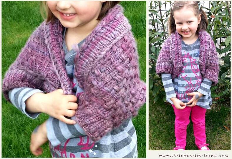 Knitting pattern for Shrug / Soulwarmers for girls in all sizes | Shrug *Little Princess*