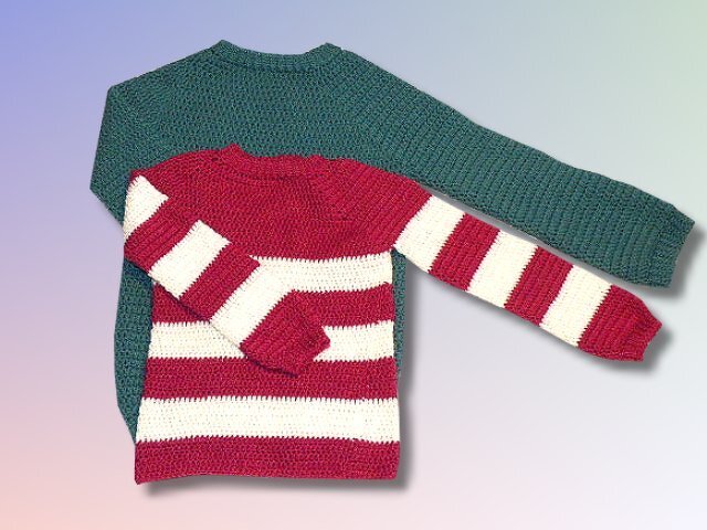 Häkelanleitung - Sparset - Kinderpullover - alle Größen - Bild 4