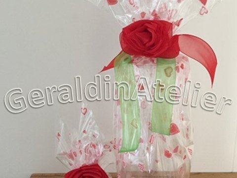 Rosen auf den Geschenkverpackungen / Roses for gift packings