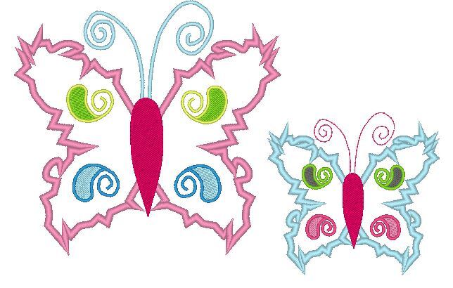 Stickdatei Schmetterling