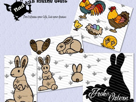 Plotterdateien Osterset